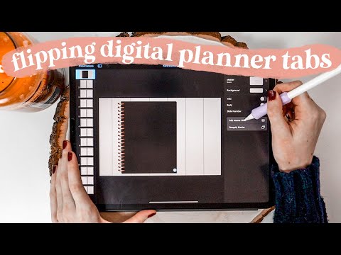How to Make a Digital Planner: Flipping Tabs || Keynote Tutorial