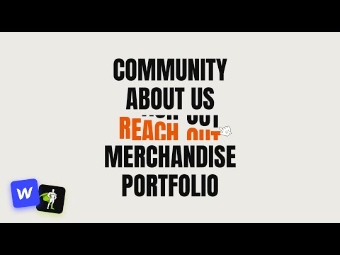 The Easiest Way to Create Staggered Letter Animations in Webflow