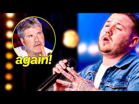 Simon STOPPED Him And Made Him Sing A Cappella On The Spot!