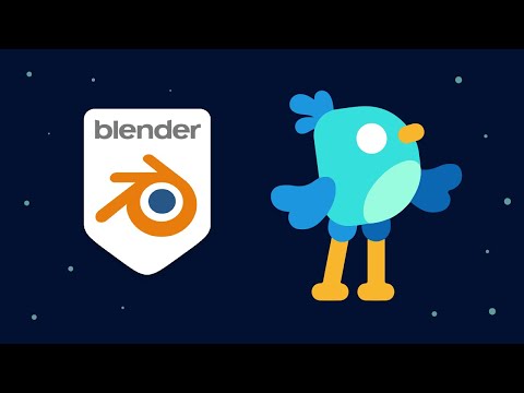 Make a Kurzgesagt Bird in Blender (Step by Step)