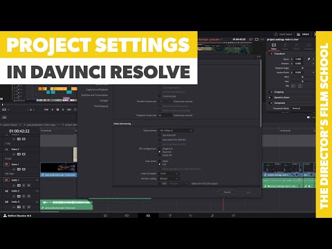 Project Settings & Preferences for DaVinci Resolve