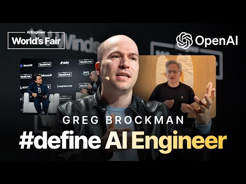 #define AI Engineer - Greg Brockman, OpenAI (ft. Jensen Huang)