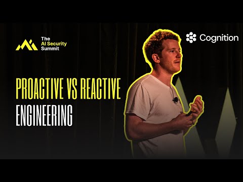 Proactive vs. Reactive Engineering: Securing the Golden Age of Software with AI Agents (Cognition)