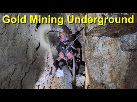 Gold Mining Underground In The California Desert