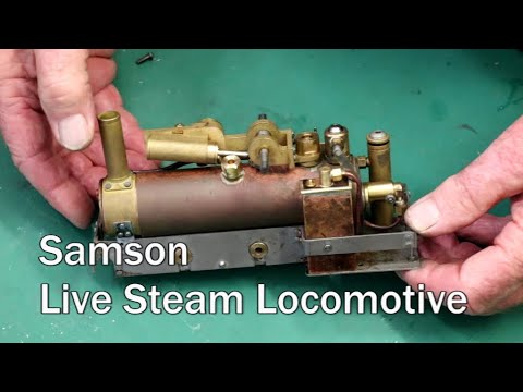 Samson. 16mm Live Steam Locomotive Model. 32mm Gauge. Gas Fired.