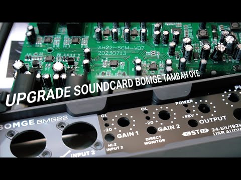Upgrade Bomge Soundcard with minimal distortion defects
