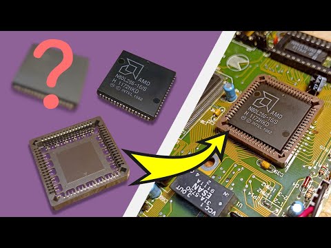 How to solder an SMD socket. Got a nice surprise and tested 286 vs 386SX.