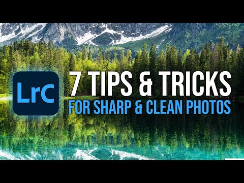7 TRICKS to make your Photos look SHARP & CLEAN in Lightroom