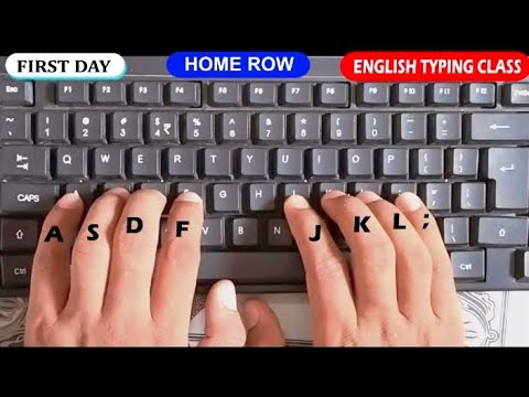 English Typing Course- Day 1 | Free Typing Lessons | Touch Typing Course | Hiplex Computer
