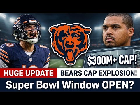 7 minutes ago: Bears Cap Space Skyrockets — Caleb Williams Window Is OPEN