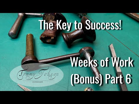 Repairing an old clock key - Weeks of Work Part 6 BONUS
