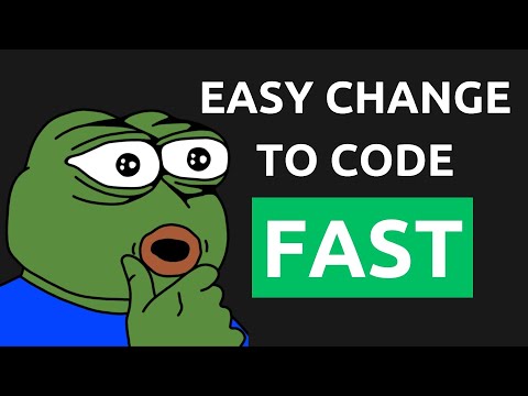 How You Can Code Faster