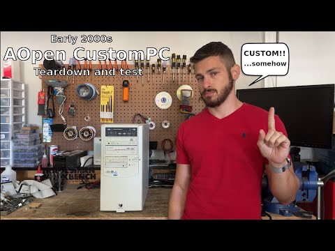 Early 2000s AOpen CustomPC: Teardown and test