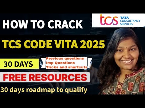 How to Crack TCS Code Vita in 30 Days | Important Topics | Free Resources | Preparation Strategy 🔥 ✅