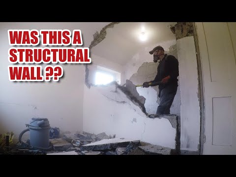 Safely(ish) removing a clinker-block wall (Renovation Part 21)
