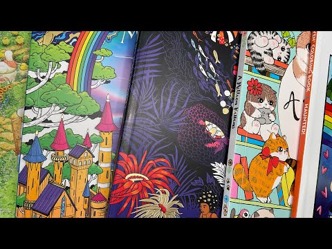 My favourite coloured pages from 2025 | Adult colouring