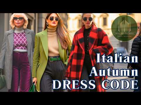 💎 November Milan fashion Trends 🇮🇹: Italian Fall Street Style