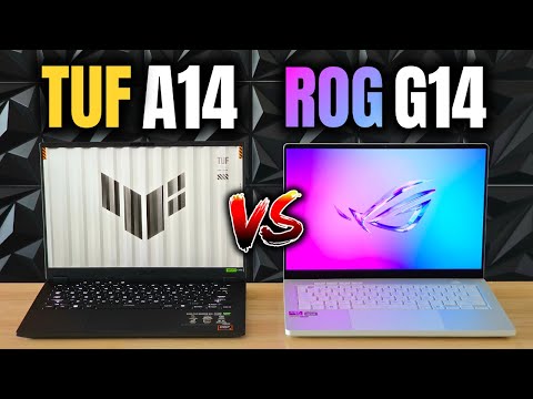 TUF A14 vs Zephyrus G14 (2025) - What is the BEST 14" Gaming Laptop in 2025? [Asus ROG vs TUF]