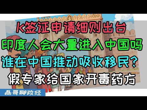 中国K签证申请细则出台！印度人会大量进入中国吗？谁在推动中国吸收移民？假专家伪智库给国家开有毒药方，网友为何会对K签证如此反对？