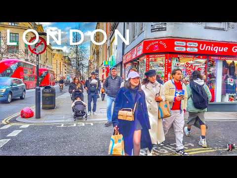London City Walk | Central London Walking Tour | Soho London To Trafalgar Square, Mayfair [4K HDR]