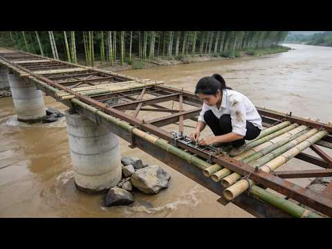 Young Woman Uses Money to Build a Bridge in 68 Days | By @quanthiky-peacefullife3868