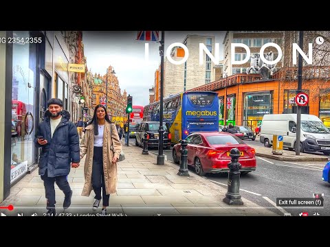 London Winter Walk, Walking the Exceptionally Affluent Knightsbridge, Mayfay, Belgravia, Hyde Park