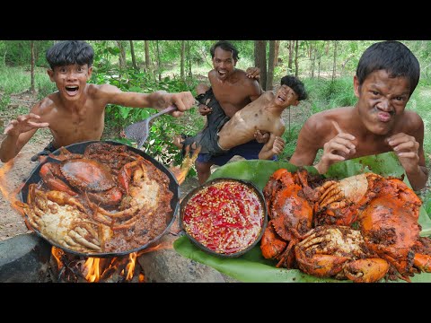 coocking Crab sea solo Eating injugle c #00058