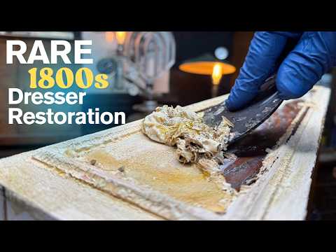 Ep. 130 Amazing RESTORATION of a RARE $10 ANTIQUE Dresser