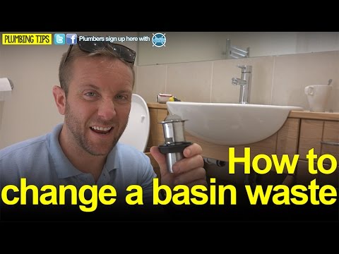 HOW TO CHANGE A BASIN WASTE - Plumbing Tips - Basics