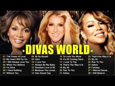 Best Of The World Divas - Greatest Hits Full Album Of Whitney Houston, Celine Dion, Mariah Carey #h4