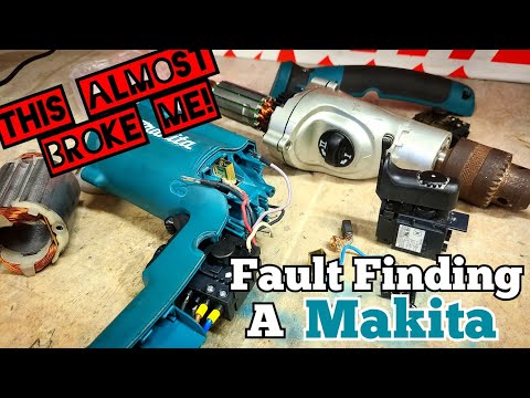 Fault Finding and Repairing A Makita HP2050. This one very nearly broke me, I was about to give up.