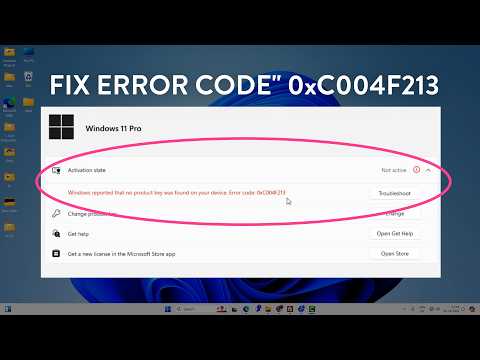 No Product Key Found Windows 11/10 Error Code: 0xC004F213 [Fixed]