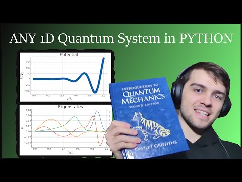 Eigenstates of ANY 1D Potential in PYTHON