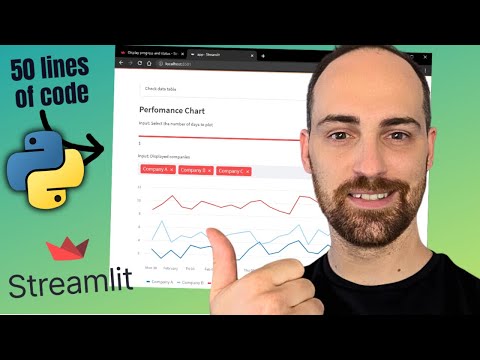 Intro to Streamlit - Create your first data web-apps (only!) with Python 📊💻🐍