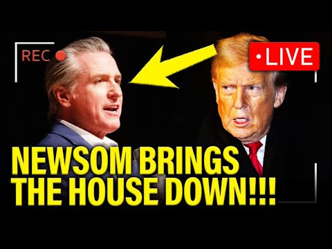 LIVE: Newsom DESTROYS Trump & TALKS LIFE at PACKED EVENT!!!