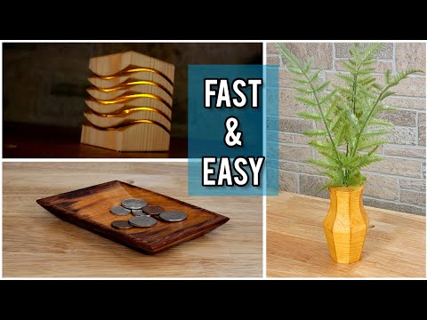 3 Small Woodworking Gift Ideas