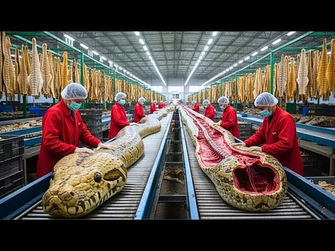 How Snake Skin Is Turned Into Luxury Fashion: Complete Factory Breakdown