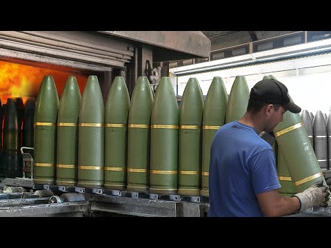 How They Produce Scary Artillery Shell Inside Massive Factory