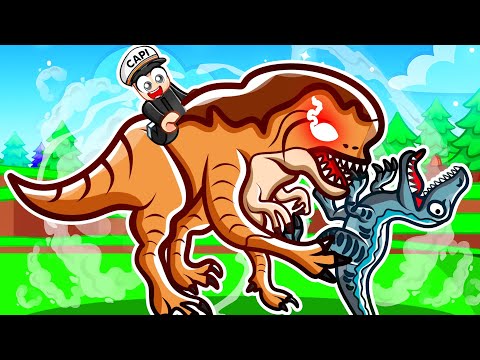 Eating EVERY DINOSAUR as D-REX in ROBLOX