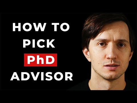 Choose Your PhD Advisor: Everything Explained