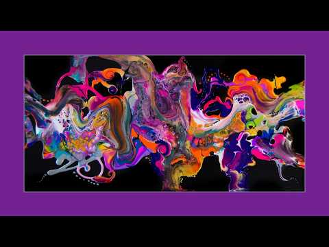 #10,272 Acrylics Scribbles Puddles & Freestyle Swipe Painting 2.12.2026 Experimental art