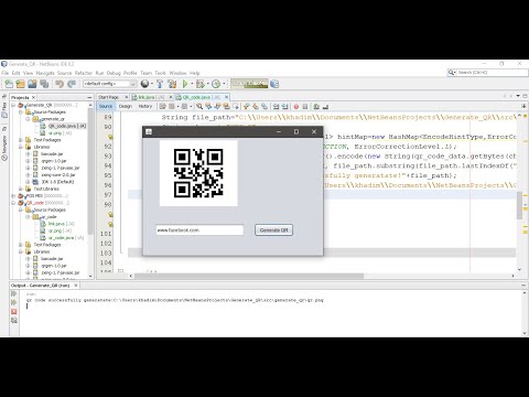 Generate QR Code using Java | ZXing Library