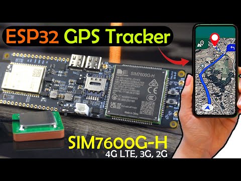 GPS Tracking System using ESP32 and SIM7600G-H 4G LTE with Google Maps through Text Message