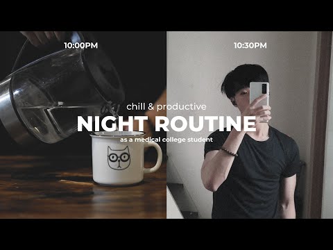 my productive college night routine.