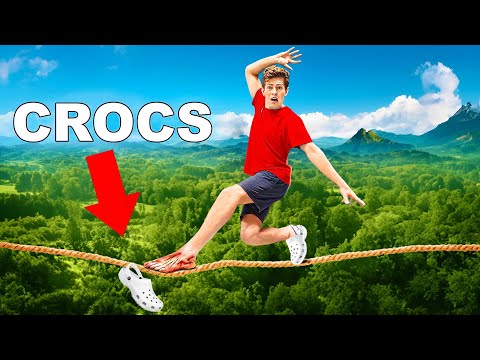 I Tried Extreme Sports in Crocs!