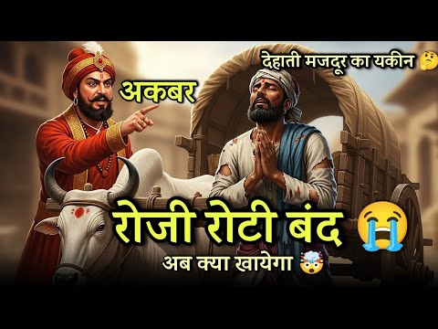 देहाती मजदूर का यकीन 🤔 अकबर का घमंड 😡 Akbar Birbal story | Best Moral Stories | hindi kahani 