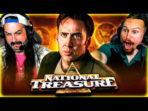 NATIONAL TREASURE (2004) IS A FREAKIN' BLAST!! MOVIE REACTION!! Nicolas Cage