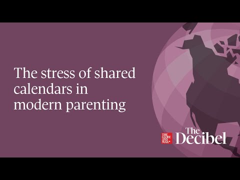 The stress of shared calendars in modern parenting