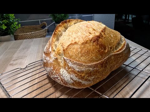 The EASIEST Sourdough Bread Recipe Ever (No-Knead, NO Dutch Oven, Beginner Friendly!)