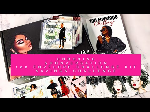 Unboxing | Shonversation | 100 Envelope Savings Challenge Kit | Save $5050 | #SavingsChallenge